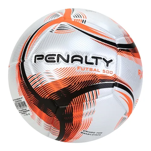 Bola Penalty RX 500 IX Futsal Branca