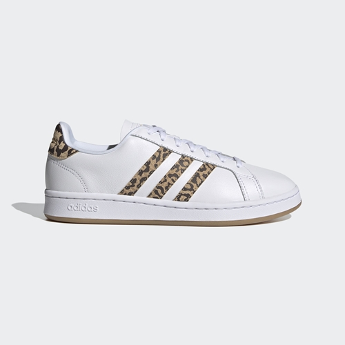 tenis adidas grand court leopard