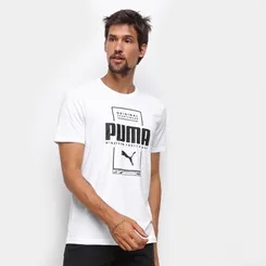 Camiseta Puma Box Puma Tee Puma White M