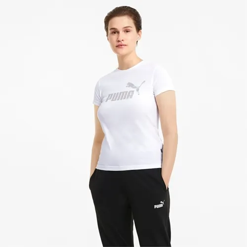 Camiseta Puma Essentials+ Metallic Logo Tee