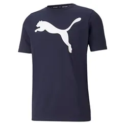 Camiseta Puam Active Big Logo Tee Peacoat