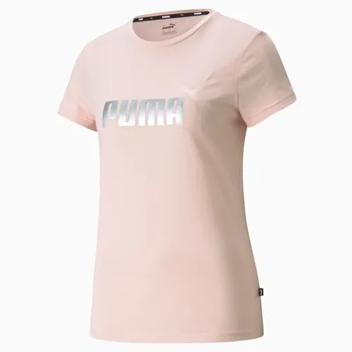Camiseta Metallic Logo Tee Lotus Silver