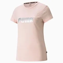 Camiseta Metallic Logo Tee Lotus Silver