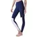 Calca Feminino Legging C/recortes Supple Marinho C/ Branco M