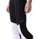 Calca Feminino Legging C/recortes Supplex Preto C/ Branco G1