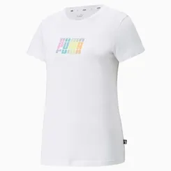 Camiseta Multicolor Graphic Tee Puma White L