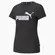 Camiseta Metallic Logo Tee Puma Blacksilver Metallic L