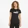 Camiseta Metallic Logo Tee Puma Blacksilver Metallic L