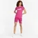 Camiseta Ess Logo Heather Tee Festival Fuchsia