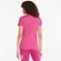 Camiseta Ess Logo Heather Tee Festival Fuchsia