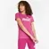 Camiseta Ess Logo Heather Tee Festival Fuchsia