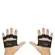 MINI PALMA NEOPRENE IMP 3MM PROGNE - PRETO - P