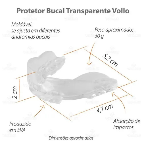 PROTETOR BUCAL TRANSPARENTE