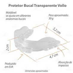 PROTETOR BUCAL TRANSPARENTE